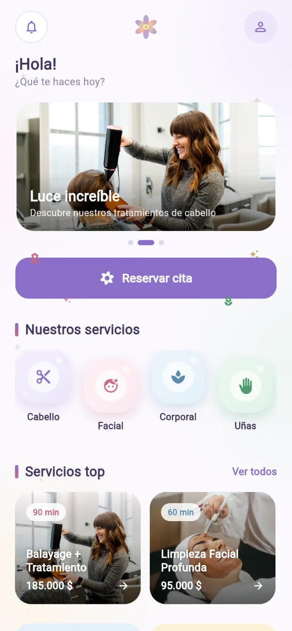 App de Aura Beauty Studio